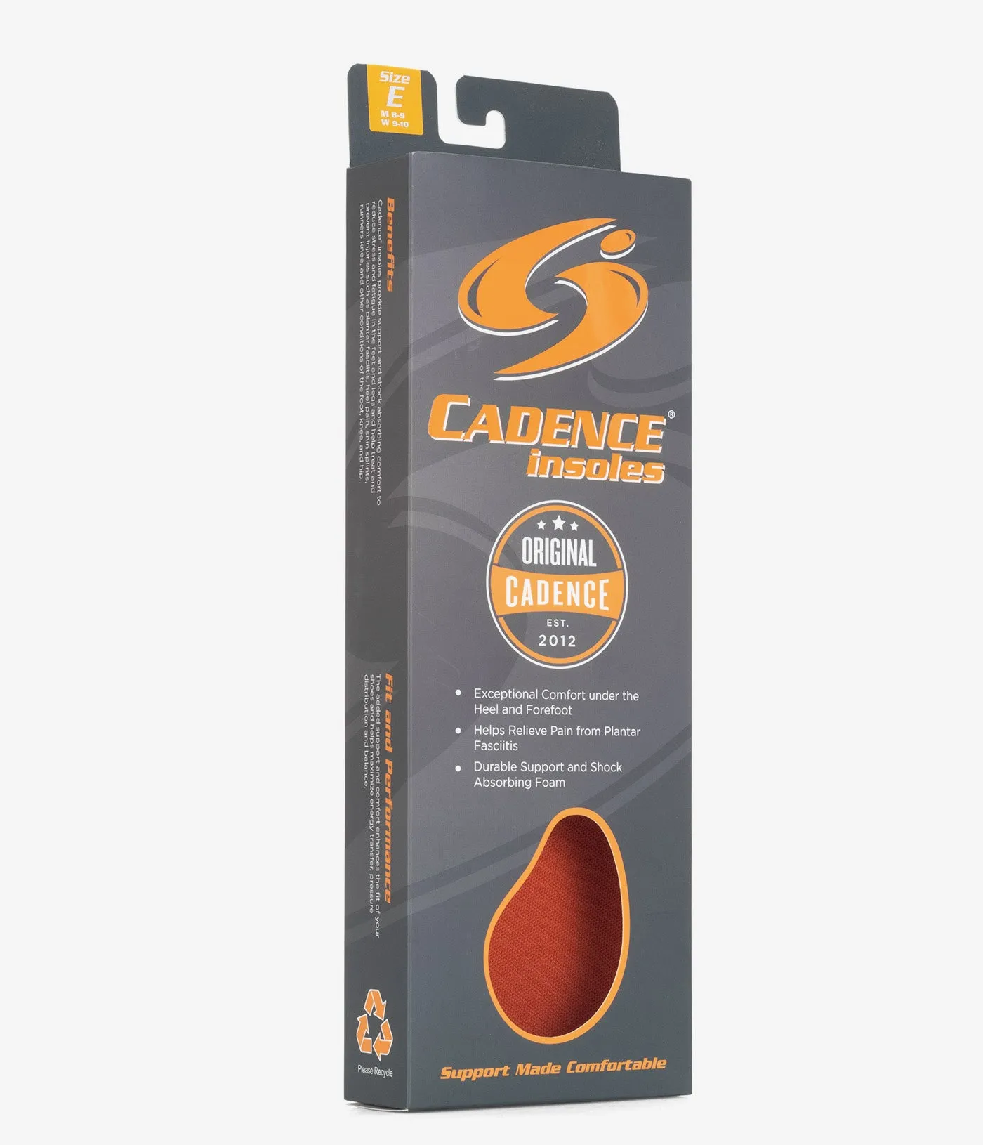 Cadence Orange Insole