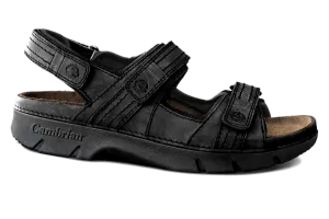 Cambrian Men's Navigator Walking Sandals- Black