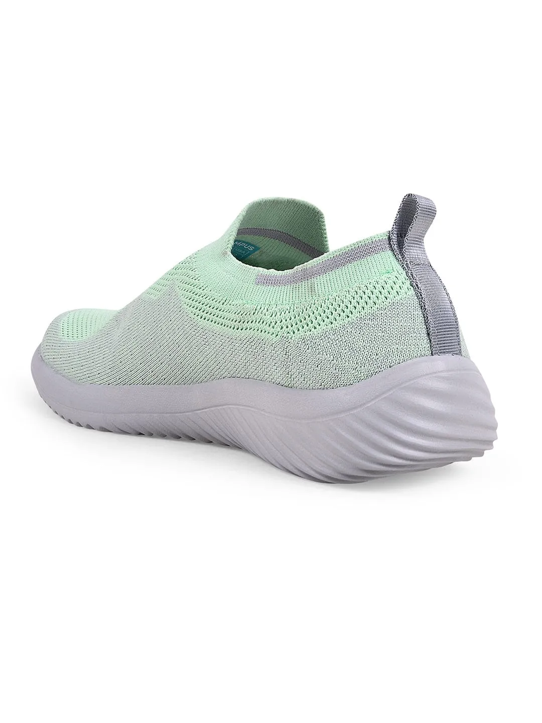 CAMP CALLIE Green Women's Slip-ons