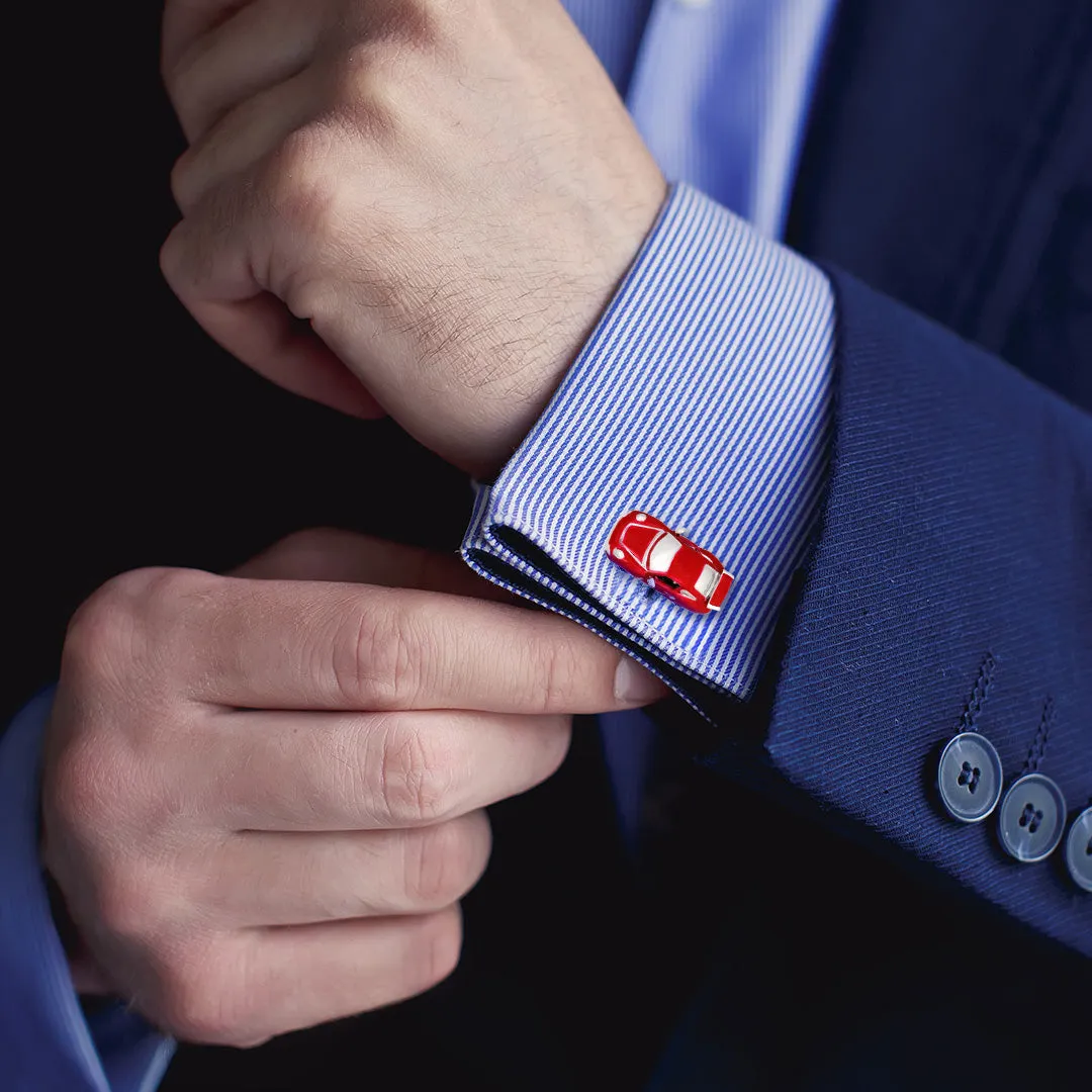 Car Sports Sterling Cufflinks