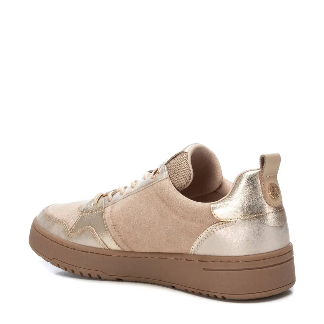 Carmela Womens Trainer 161808 Beige Leather