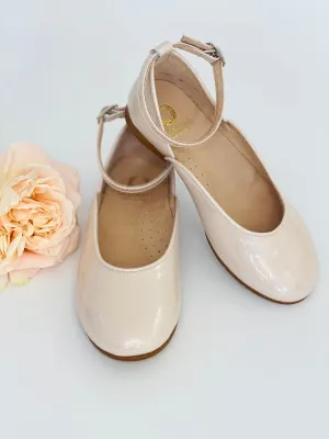 Chloe & Jule Prima Ballerina Patent Metallic Pearl