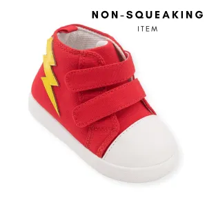 Flash Red Tennis Shoe (NON-SQUEAKING)