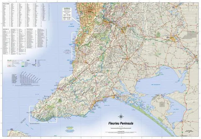 Fleurieu Peninsula - South Australia Road Map by Carto Graphics