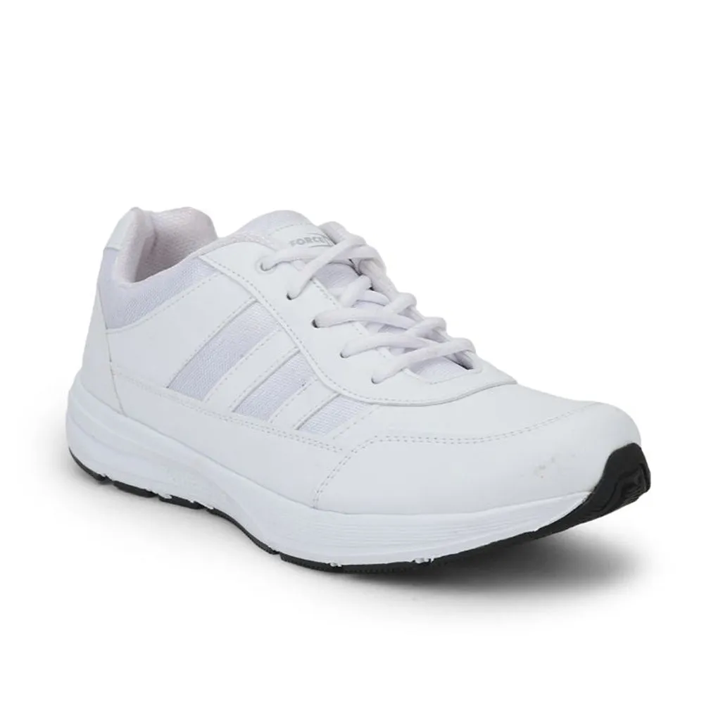 Force 10 Casual Lacing Shoes For Men (White) LB46-EL By Liberty