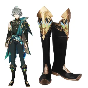 Genshin Impact Al-Haytham Al Haitham Halloween Shoes Cosplay Boots