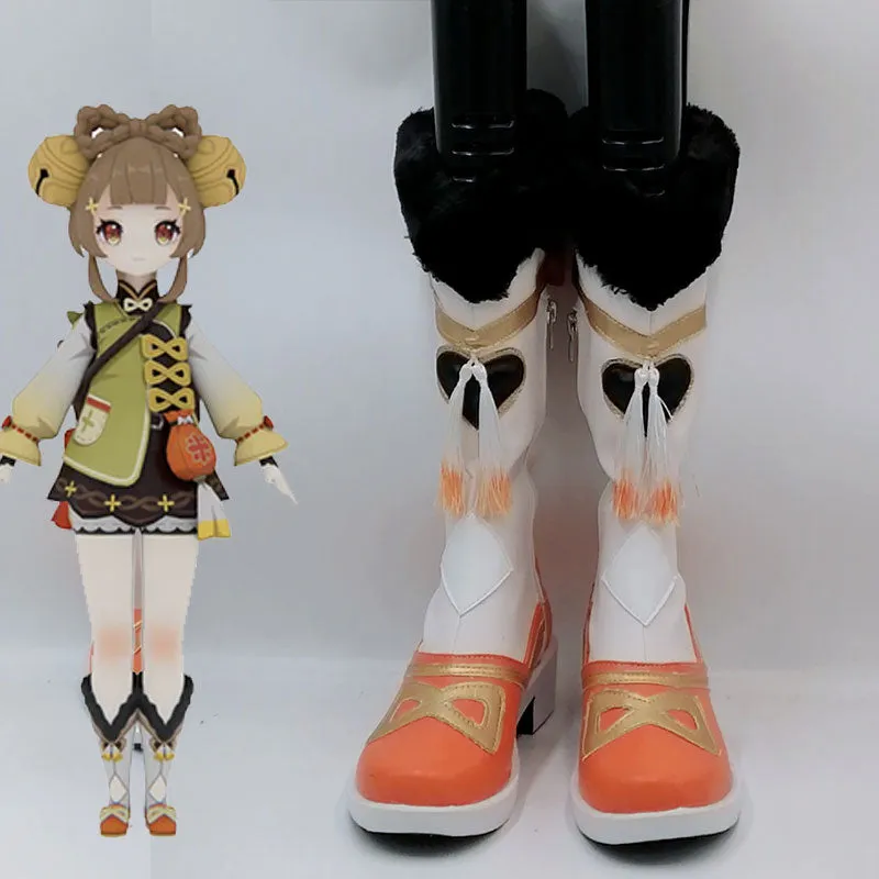 Genshin Impact Yaoyao Shoes Cosplay Boots