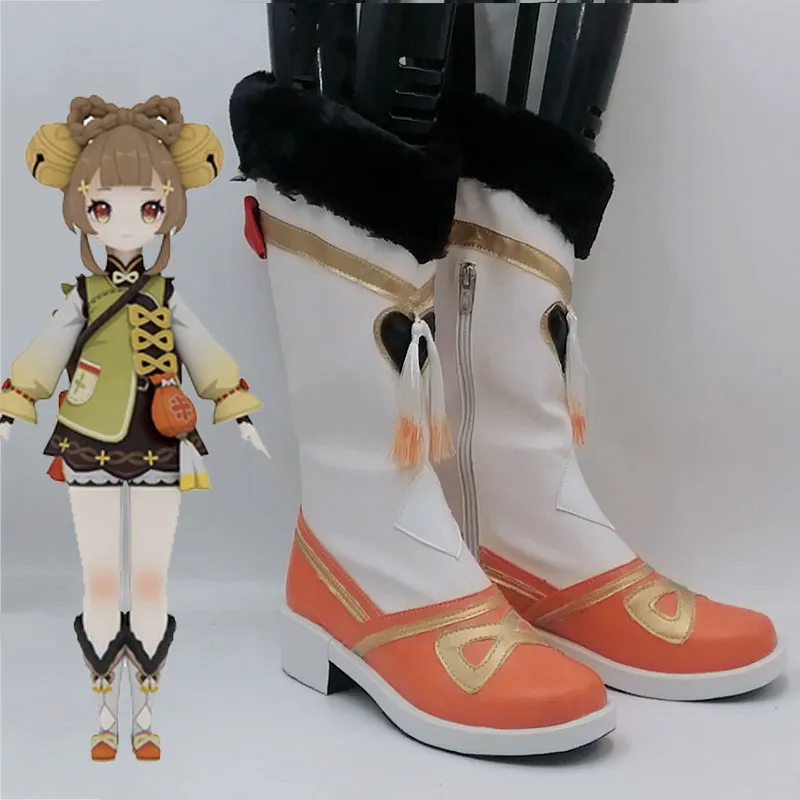 Genshin Impact Yaoyao Shoes Cosplay Boots