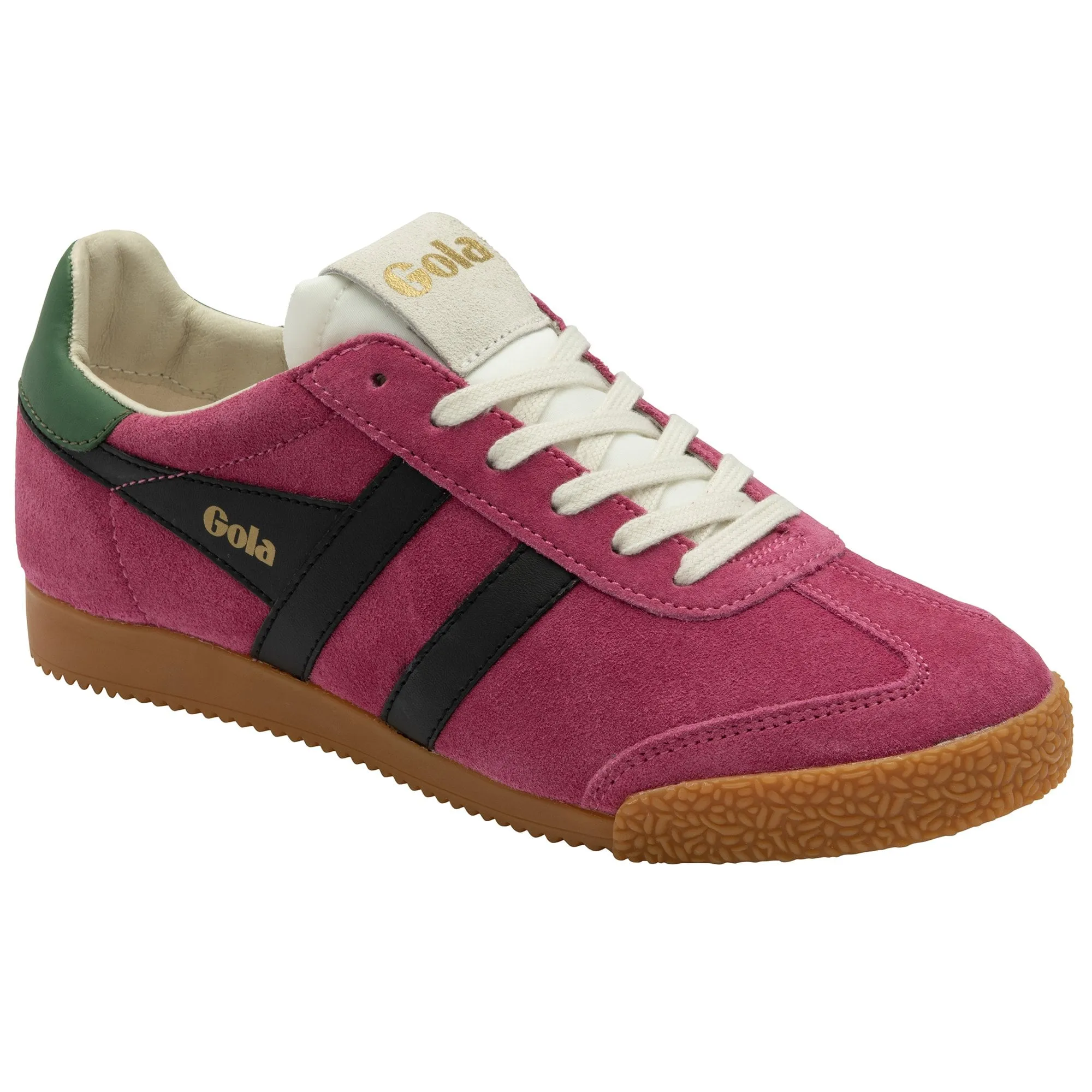 Gola Womens Trainer Elan Fuchsia/Black/Evergreen