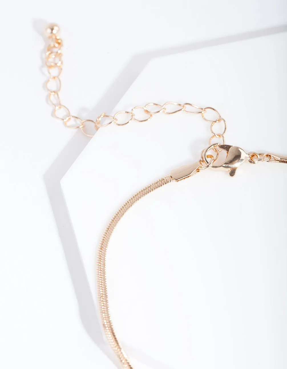 Gold 2mm Snake Chain Anklet