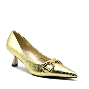 Golden Formal Court Shoes L00850010