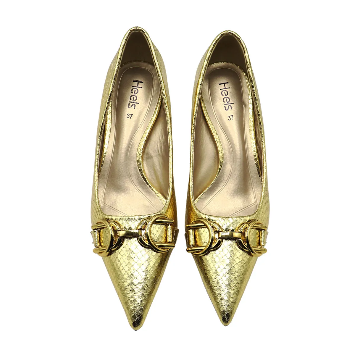 Golden Formal Court Shoes L00850010