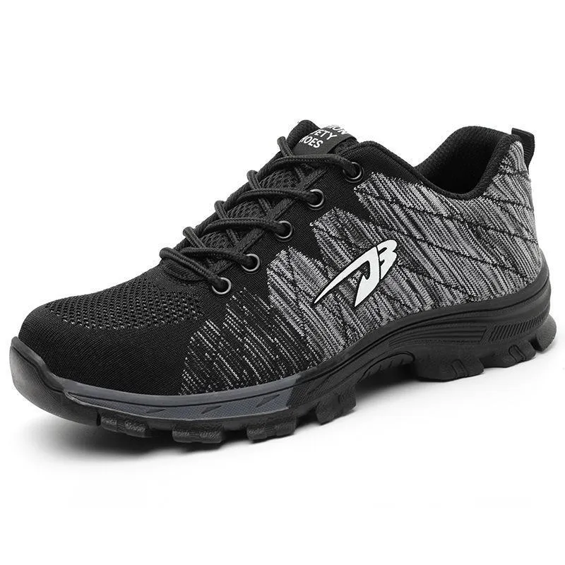 Hanrae Hiking Steel Toe Work Safety Mesh Anti-slip