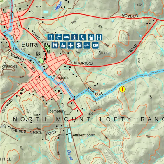 Heysen Trail Map 3: Tanunda to Burra