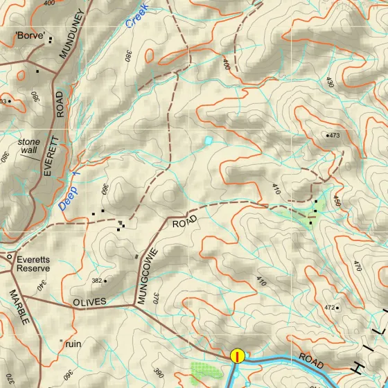 Heysen Trail Map 4: Burra to Spalding