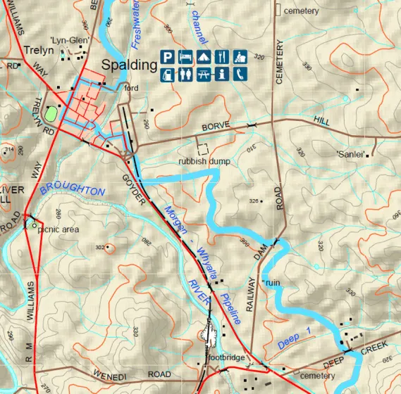 Heysen Trail Map 4: Burra to Spalding