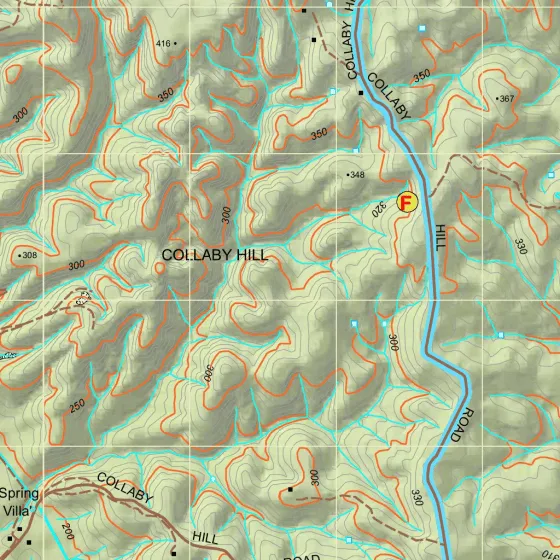 Heysen Trail Map 5: Spalding to Wirrabara Forest