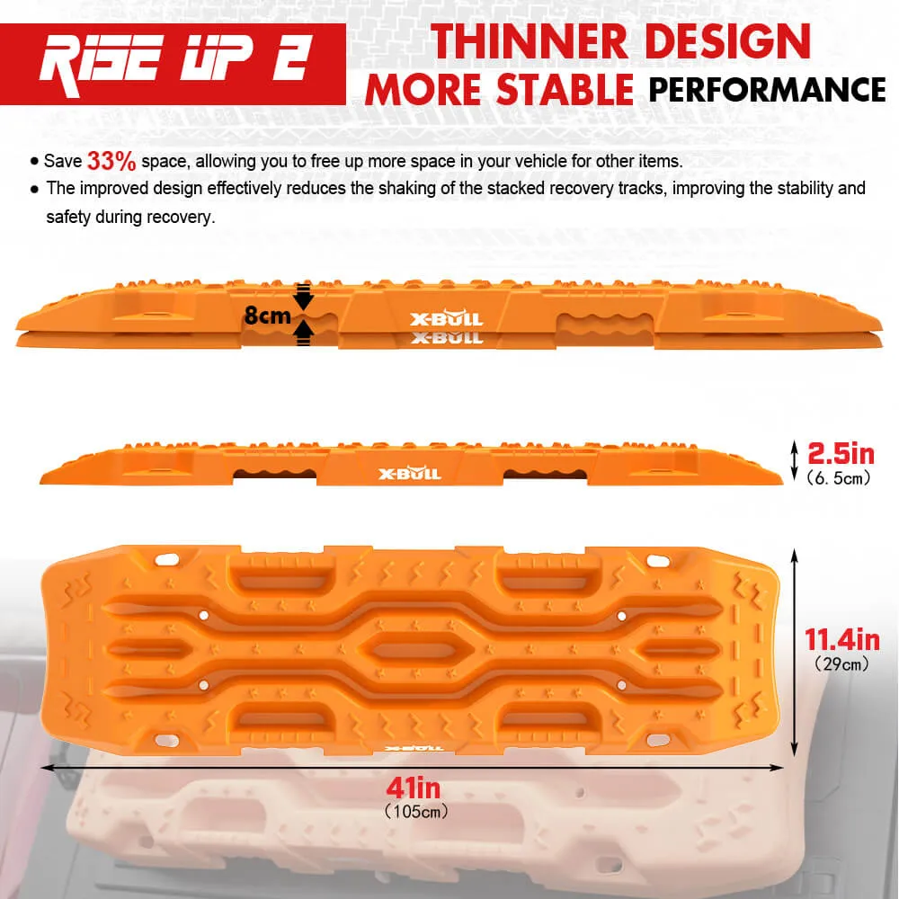 High-Strength 12T 4WD Recovery Tracks 2PCS - XBULL