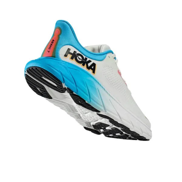 HOKA Women's Arahi 7 White/Blue