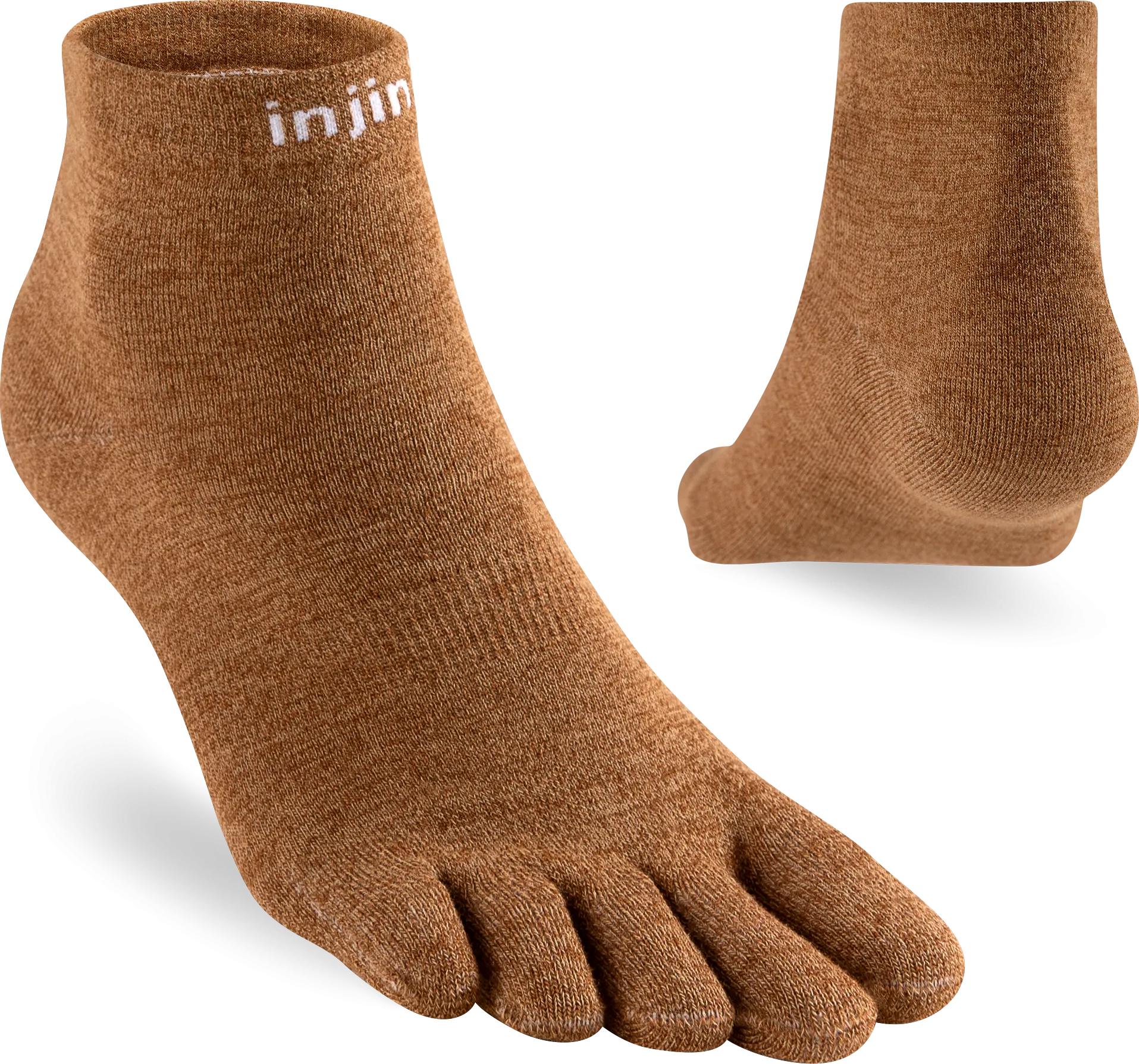 Injinji Liner Mini Crew Crew Mens Heather Elk