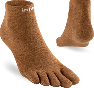 Injinji Liner Mini Crew Crew Mens Heather Elk