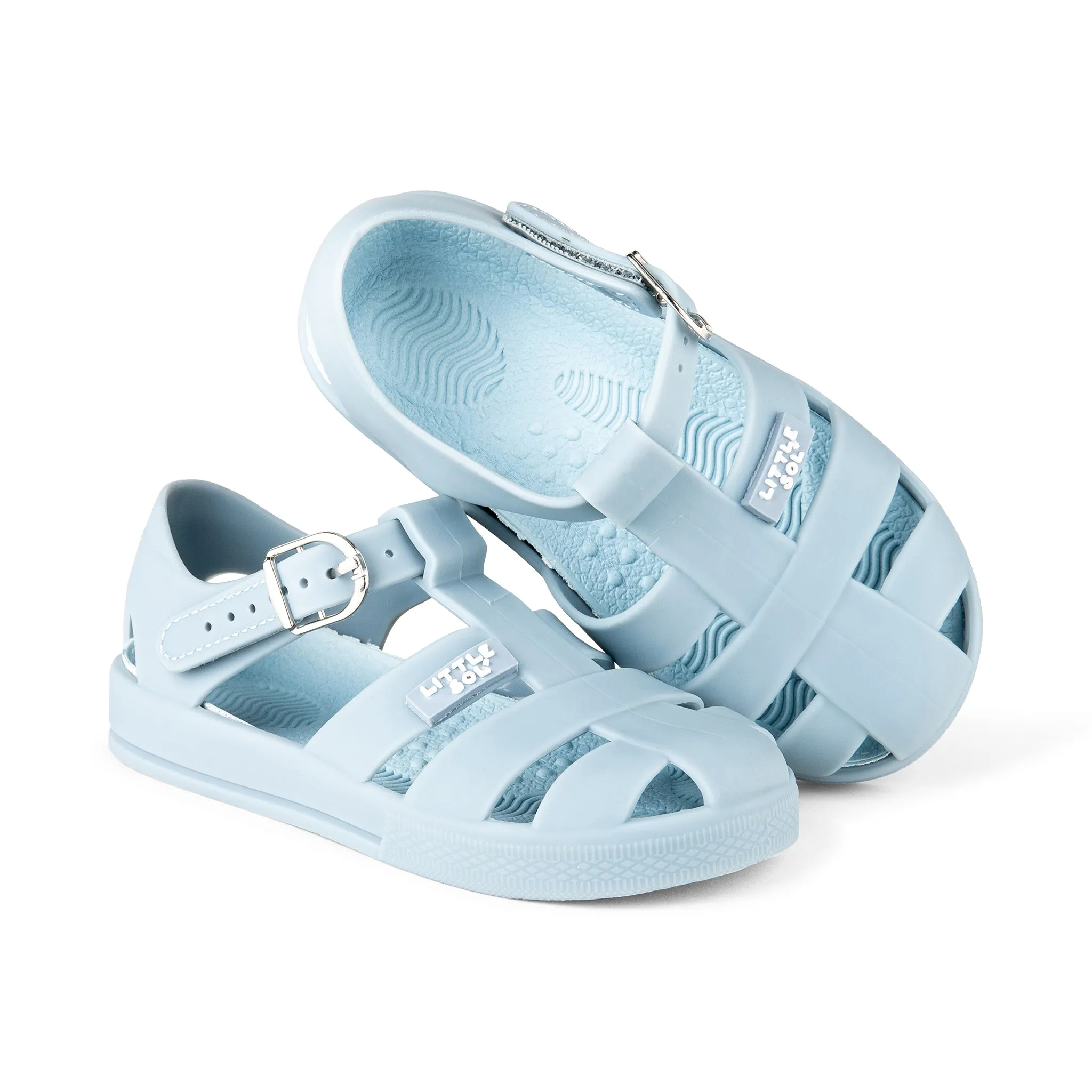 Jaimi Jelly Beach Sandal - Misty Blue