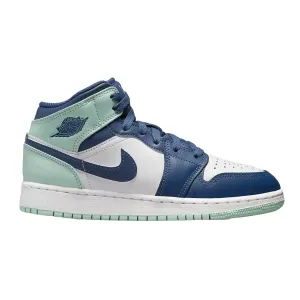 Jordan 1 Mid -Blue Mint (GS)