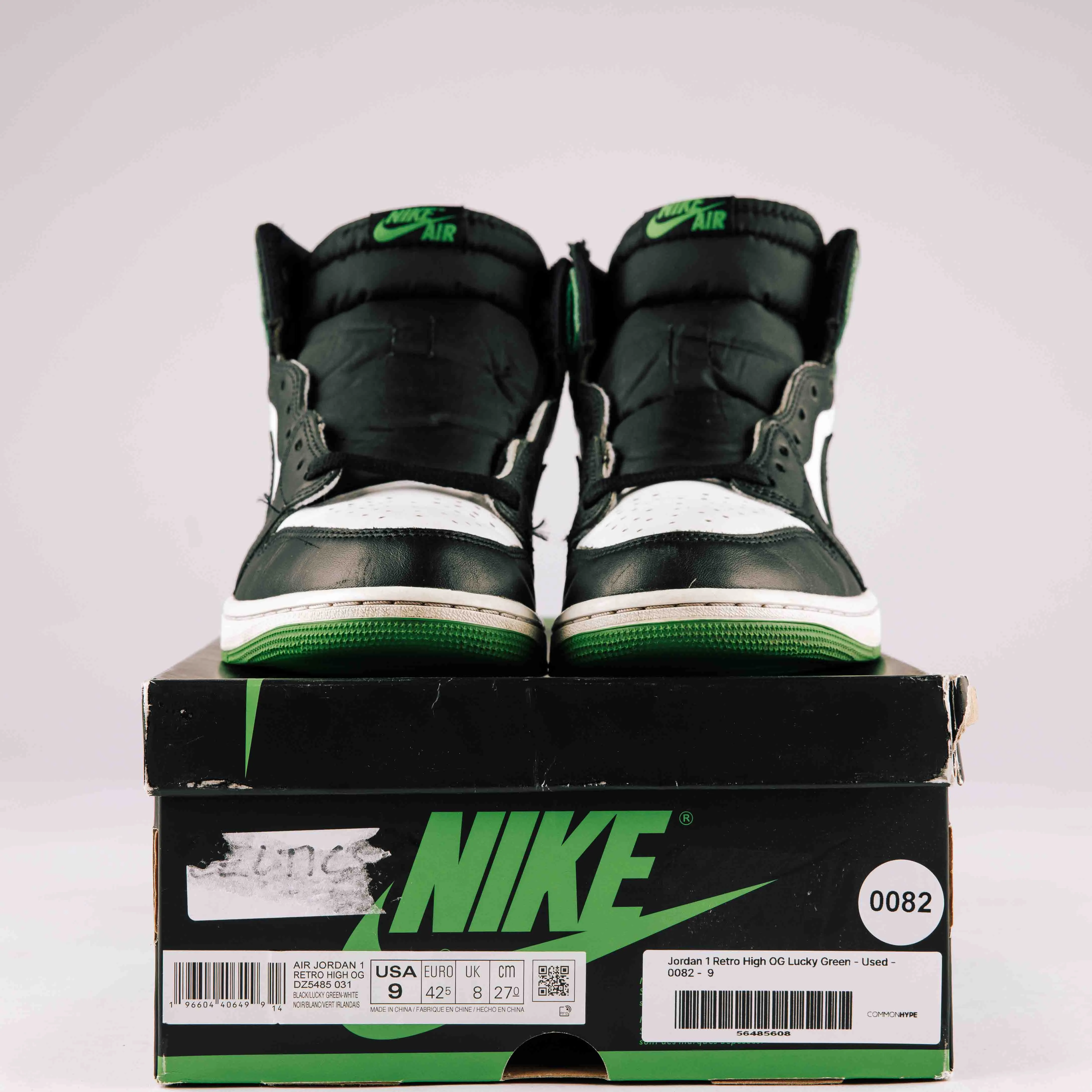 Jordan 1 Retro High OG Lucky Green - Used - 0082