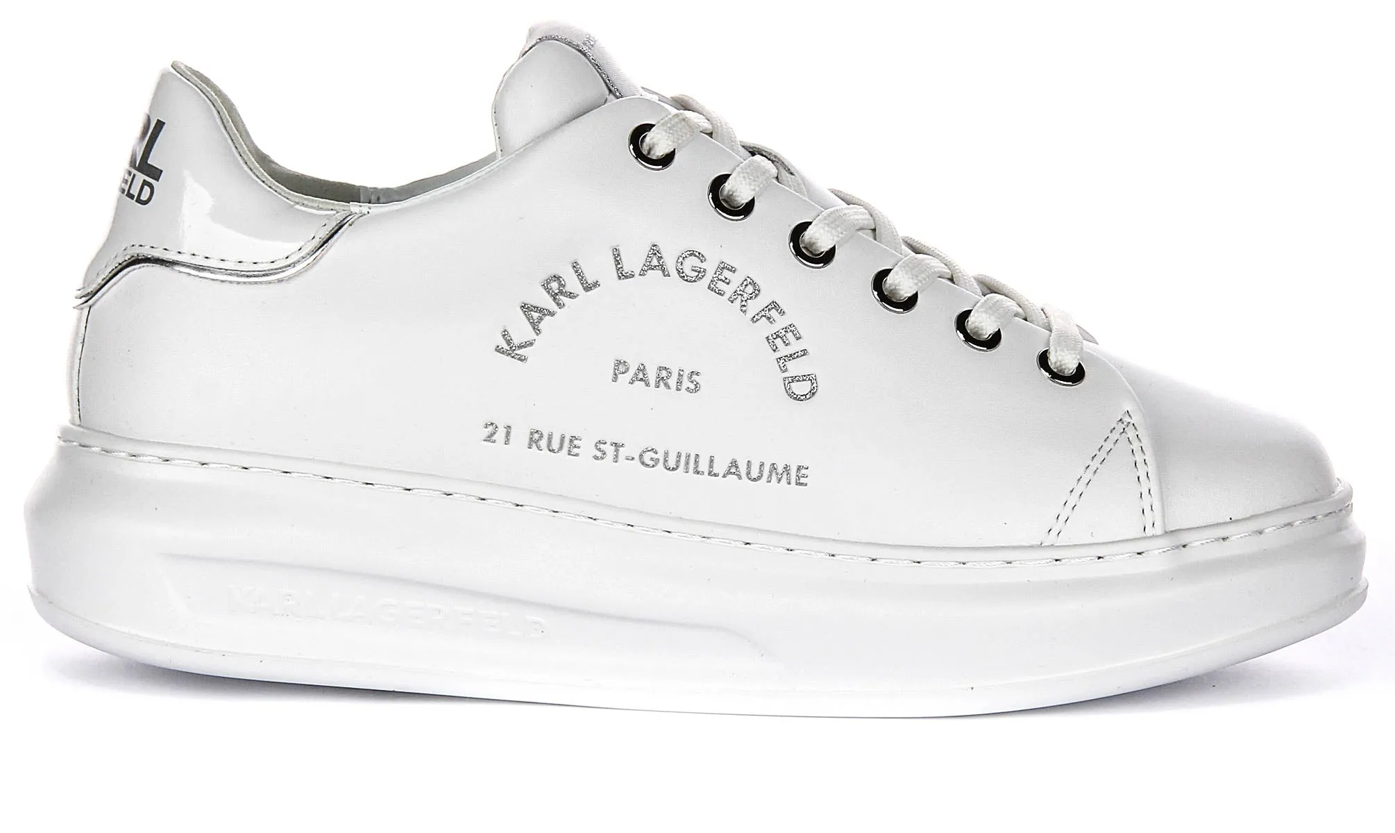 Karl Lagerfeld Kapri Maison Glitter In White For Women