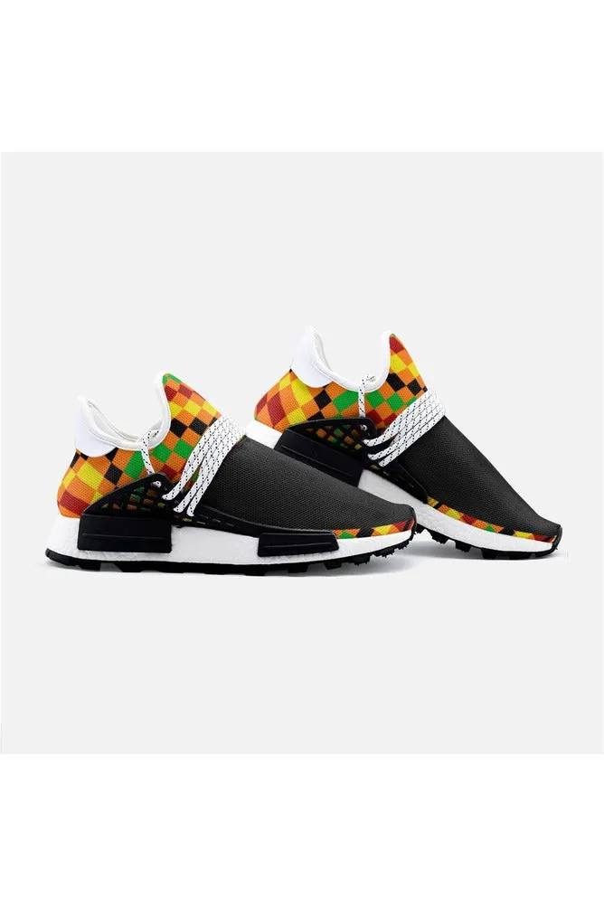 Kente Cloth Unisex Lightweight Sneaker S-1