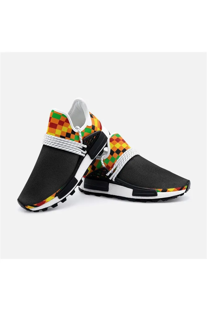 Kente Cloth Unisex Lightweight Sneaker S-1