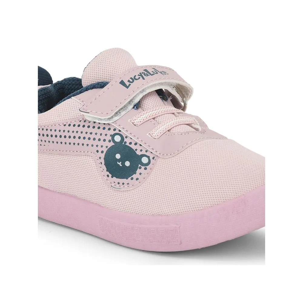 Lucy & Luke (Pink) Casual Non Lacing Shoes For Kids BASTIAN-2M By Liberty