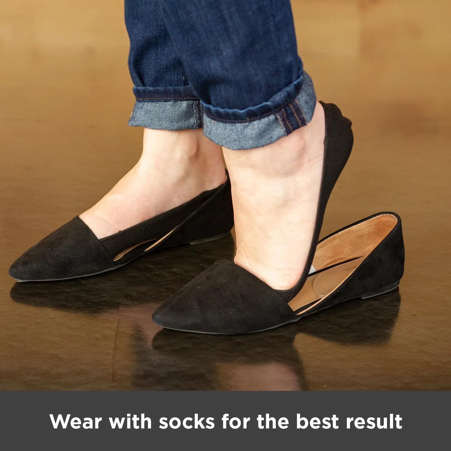 Medial & Lateral Heel Wedge Inserts for Overpronation or Supination Correction (Pair)