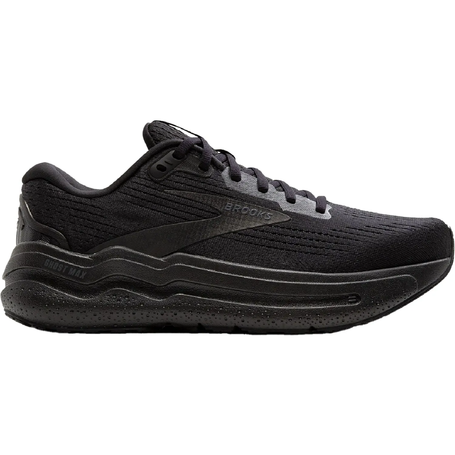 Men's Brooks Ghost Max 2 Black/Black/Ebony Mesh