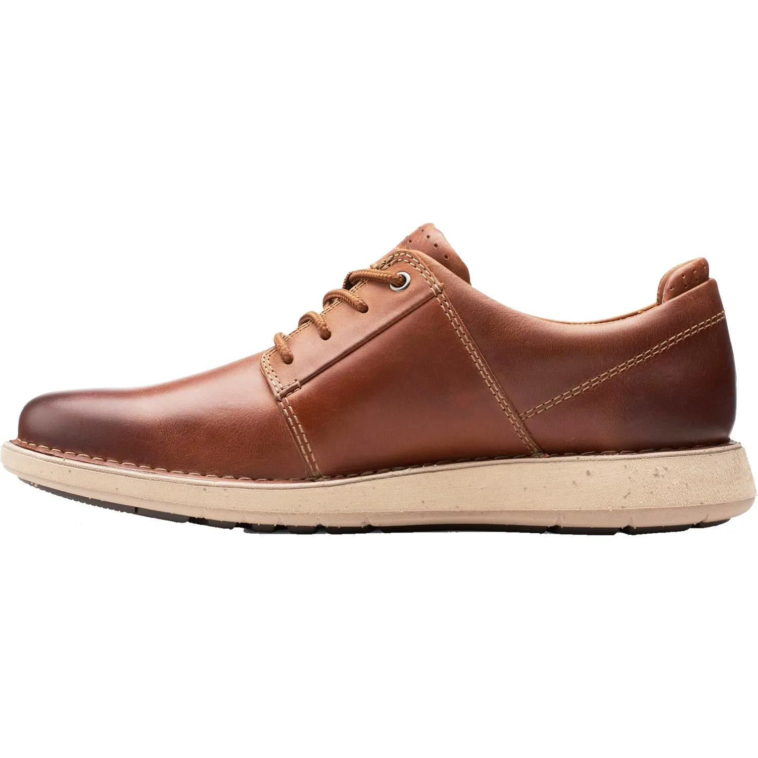 Men's Clarks Un Larvik Lace 2 Tan Oily Leather