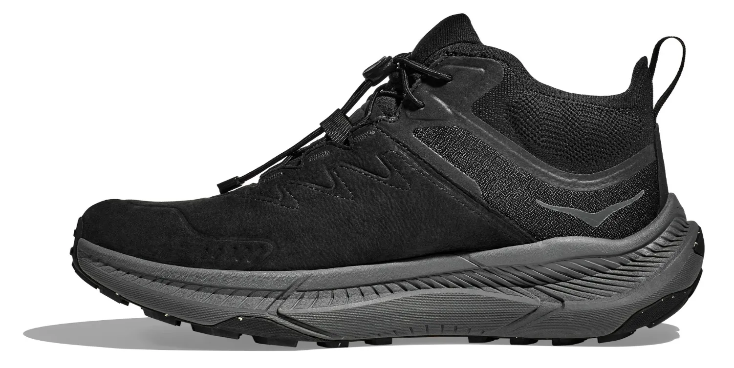 MEN'S HOKA TRANSPORT CHUKKA GTX | BLACK / BLACK