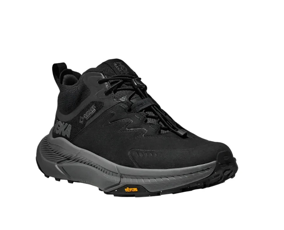 MEN'S HOKA TRANSPORT CHUKKA GTX | BLACK / BLACK