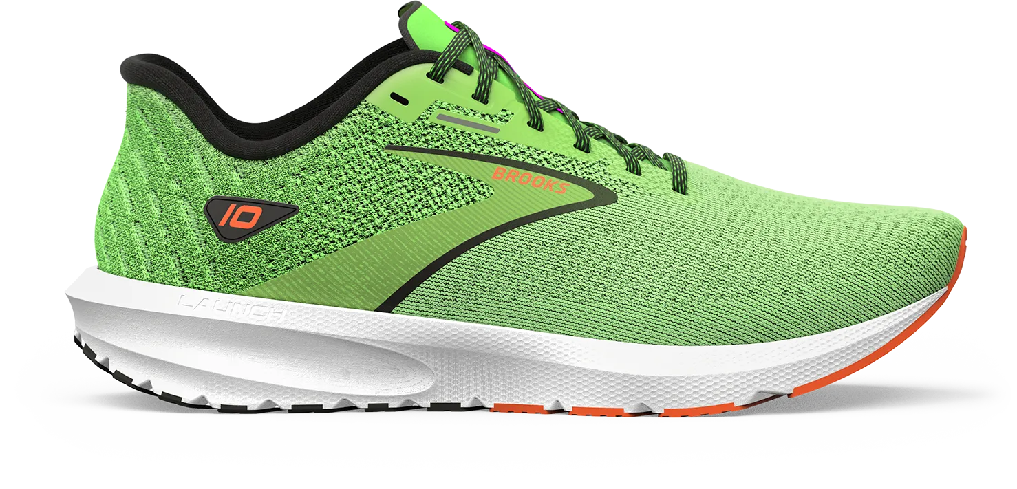 Men’s Launch 10 (308 - Green Gecko/Red Orange/White)