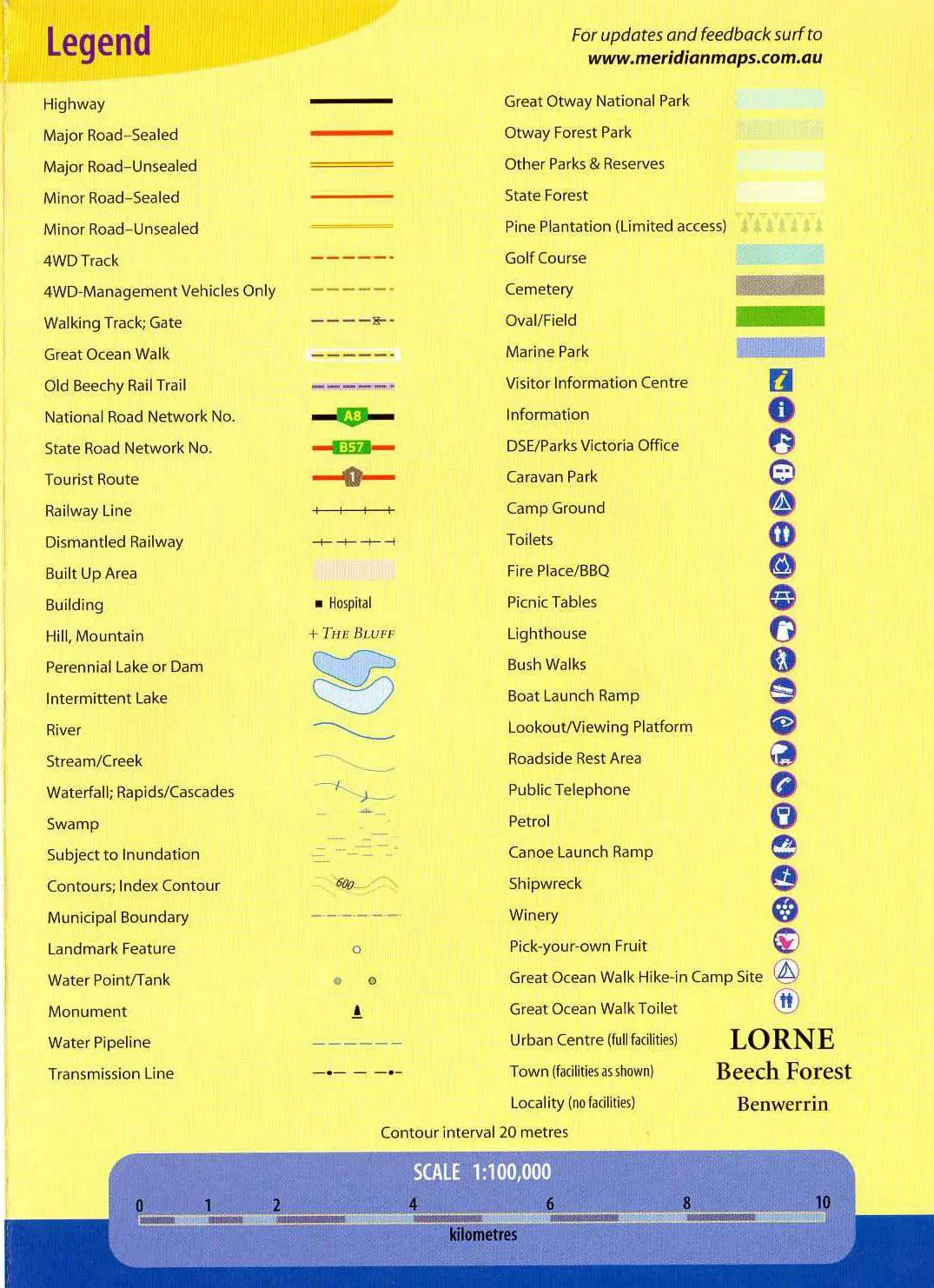 Meridian Wombat State Forest 4WD Map