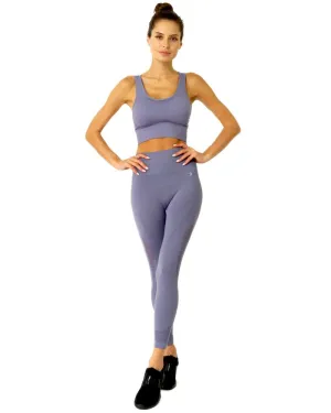 Mesh Seamless Set - Grey Purple