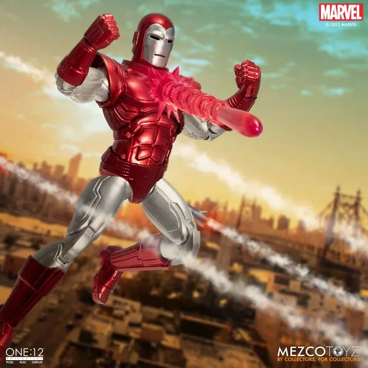 Mezco Toyz Marvel Comics Iron Man (Silver Centurion) One:12 Collective Action Figure Figure