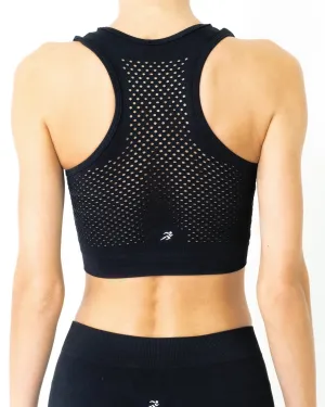 Milano Seamless Sports Bra - Black