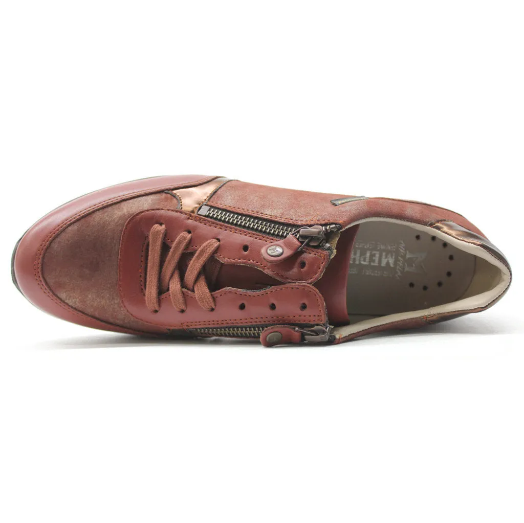 Monia Full Grain Leather Women's Trainers