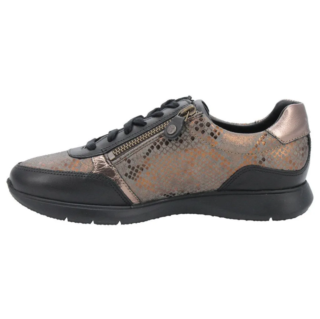 Monia Full Grain Leather Women's Trainers