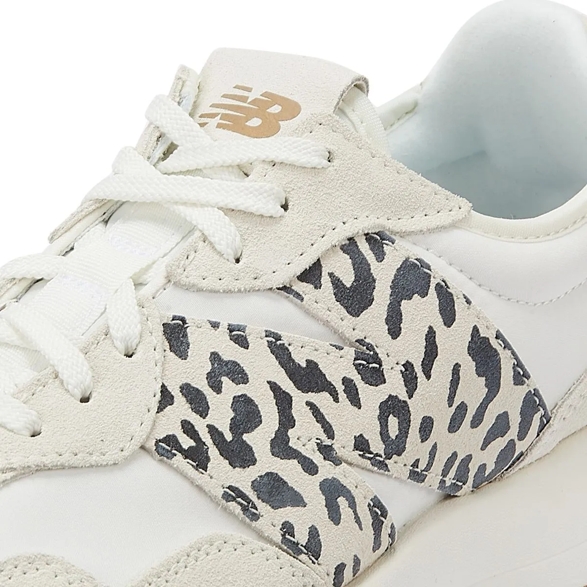 New Balance 327 Animal Print Sea Salt Women's White Trainer