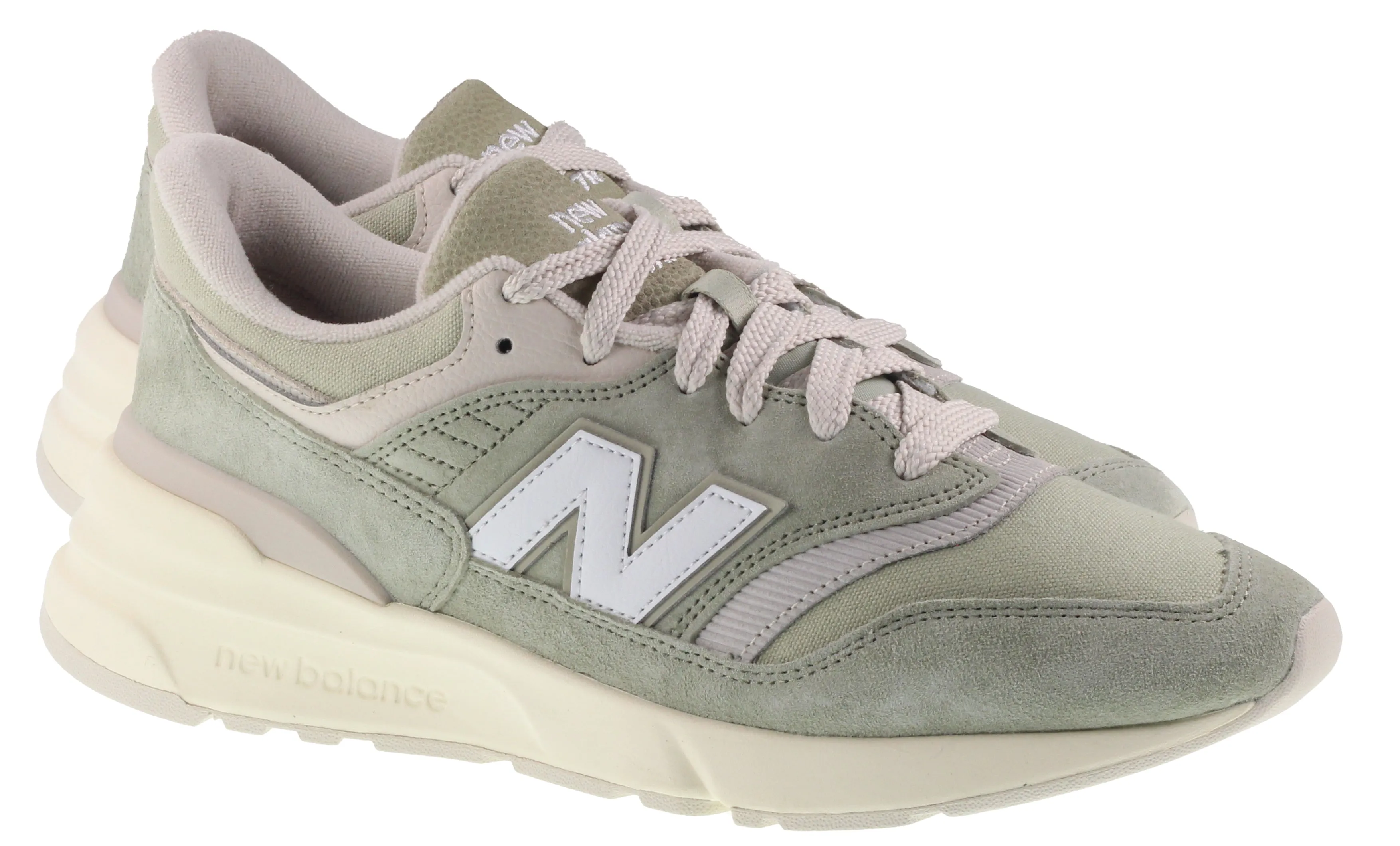 New Balance Trainers Mens 997R Dark olivine with olivine