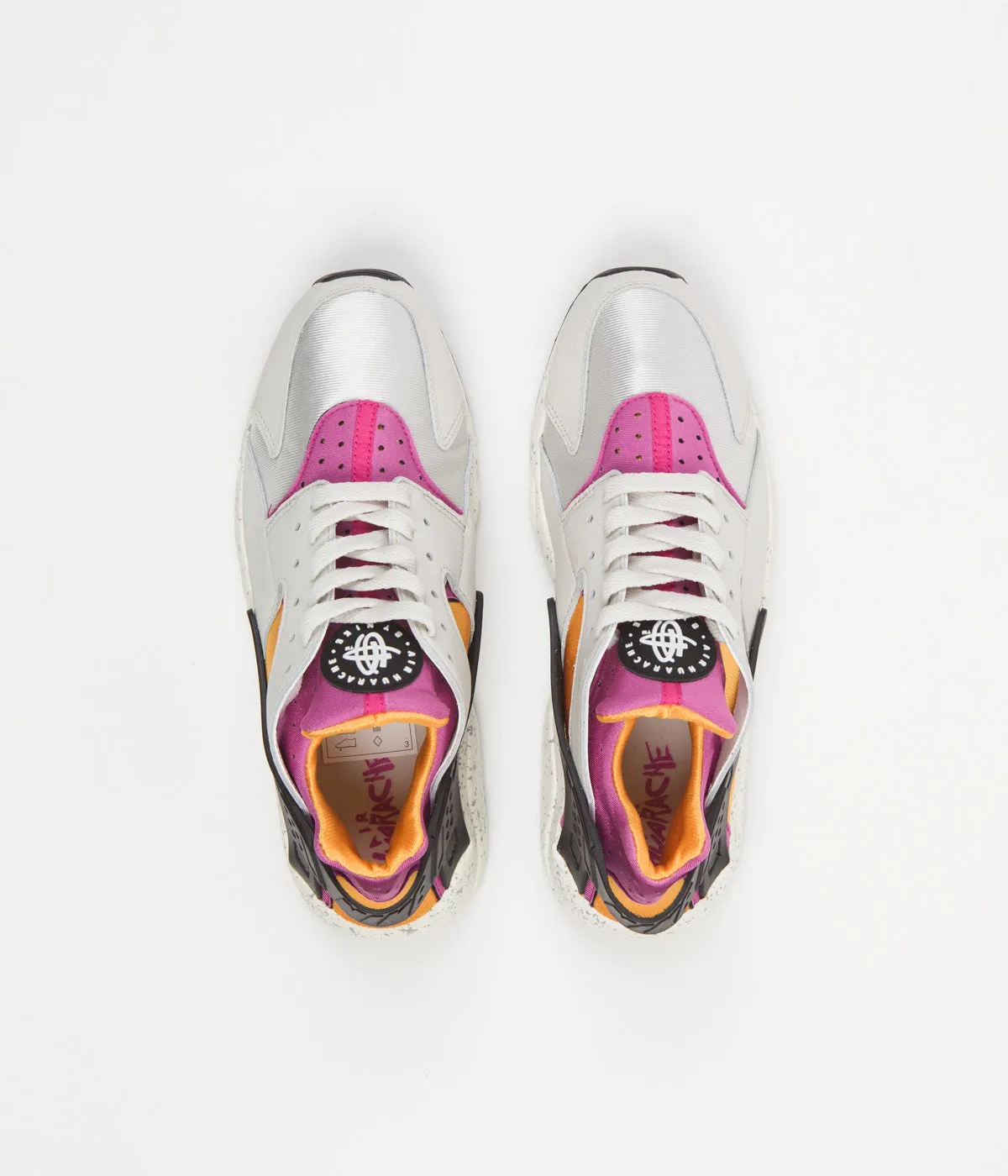 Nike Air Huarache Shoes - Light Bone / Lethal Pink - University Gold