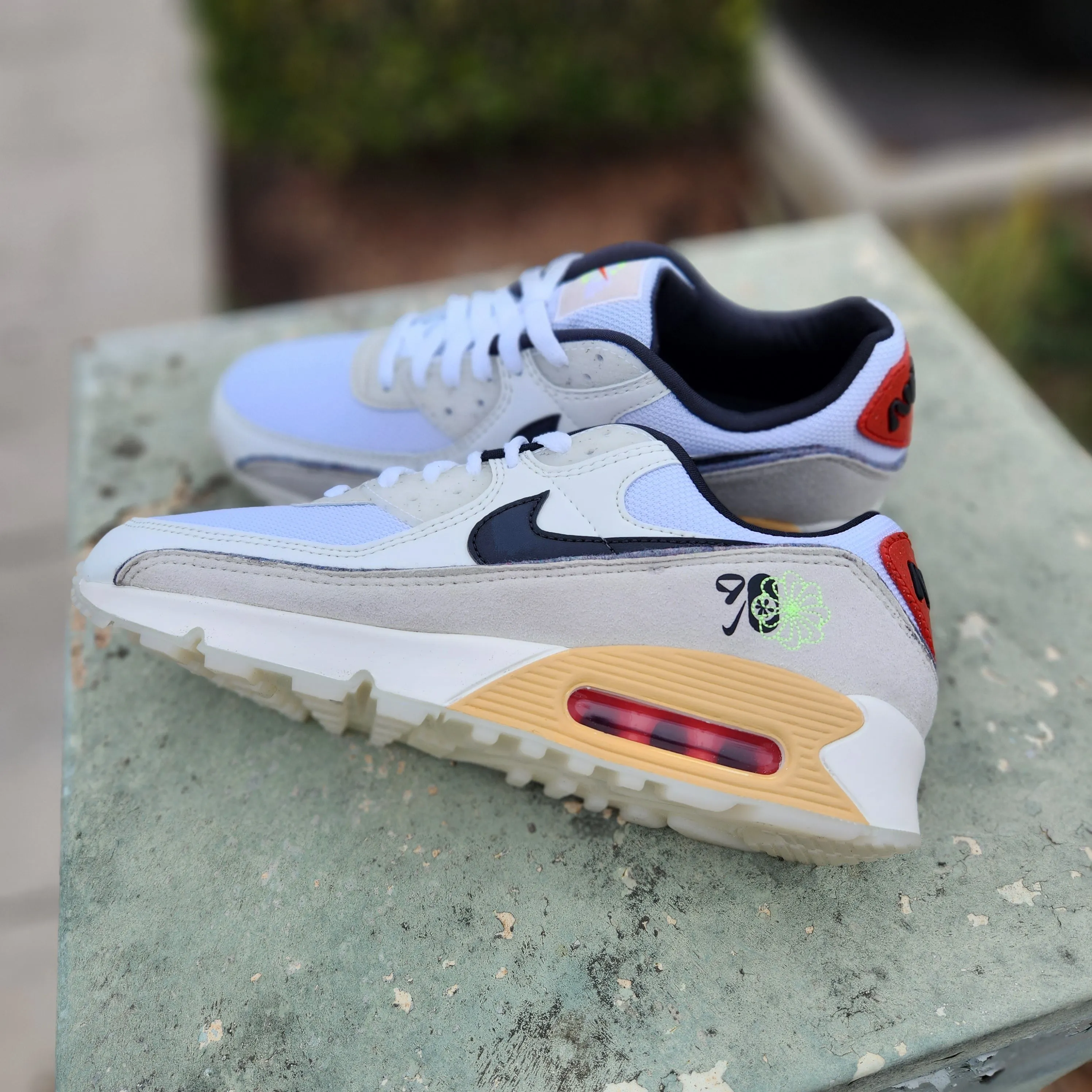 Nike Air Max 90 SE Swoosh Fiber White