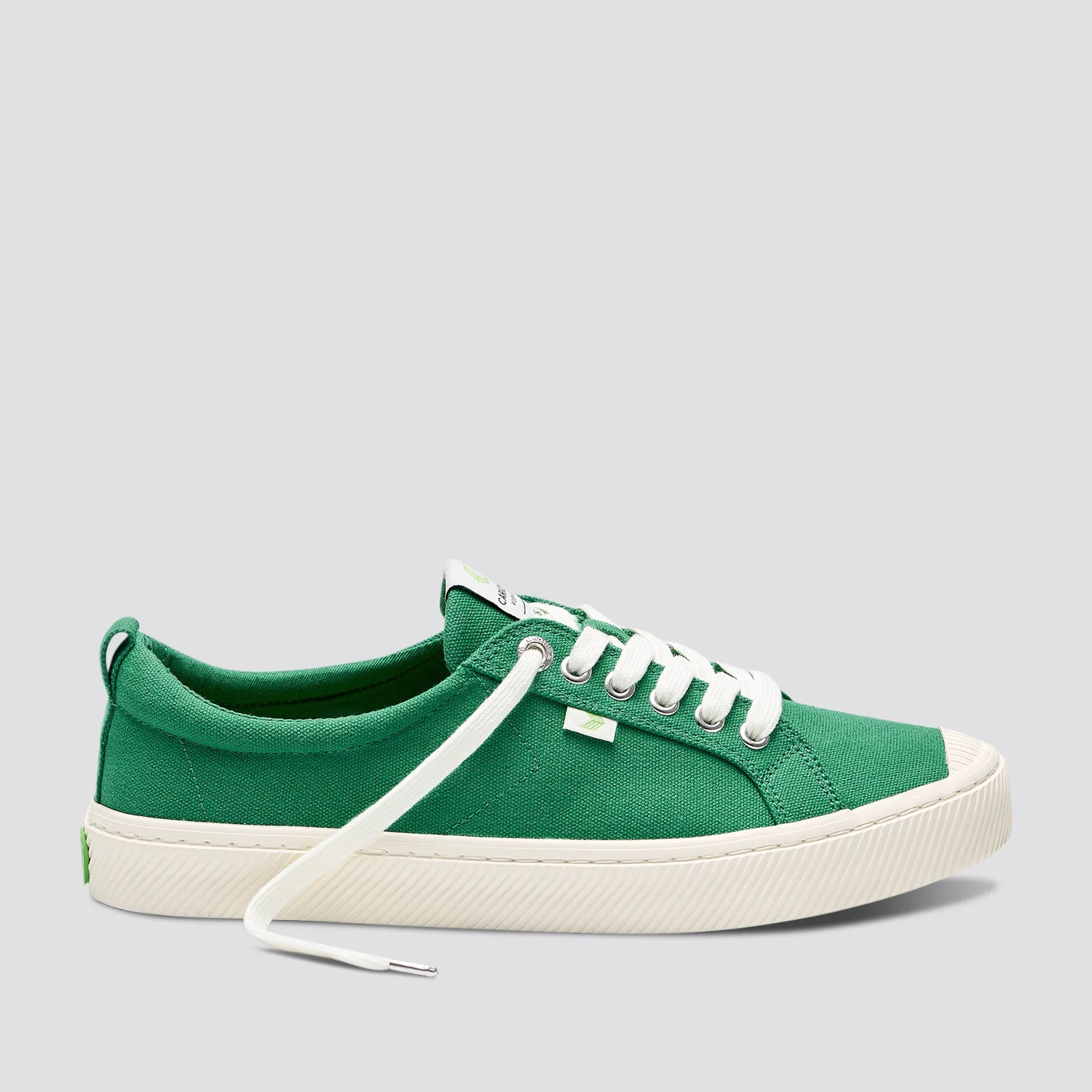 OCA Low Green Canvas Sneaker Women