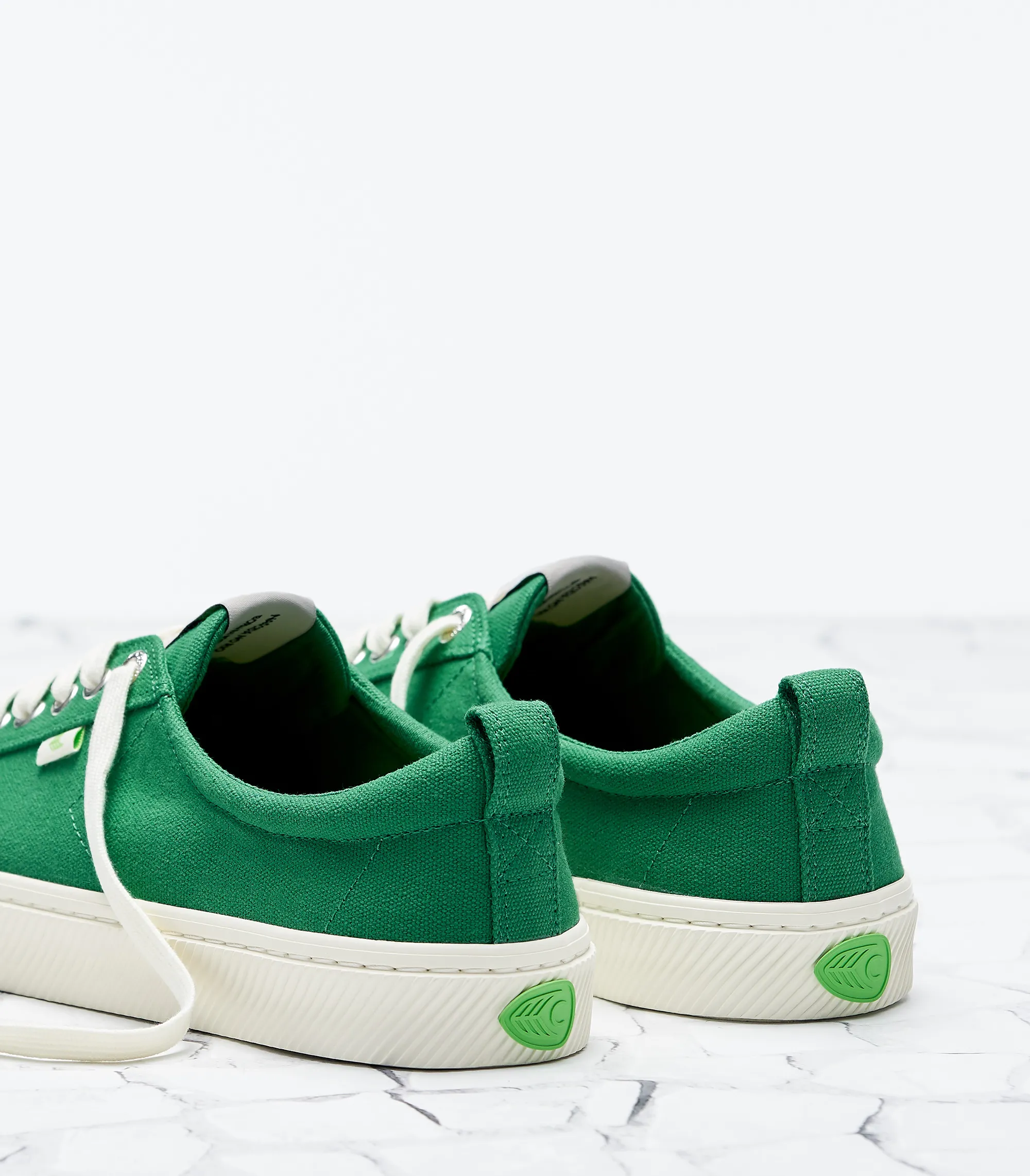 OCA Low Green Canvas Sneaker Women